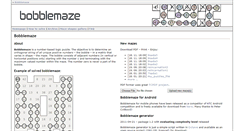 Desktop Screenshot of bobblemaze.net